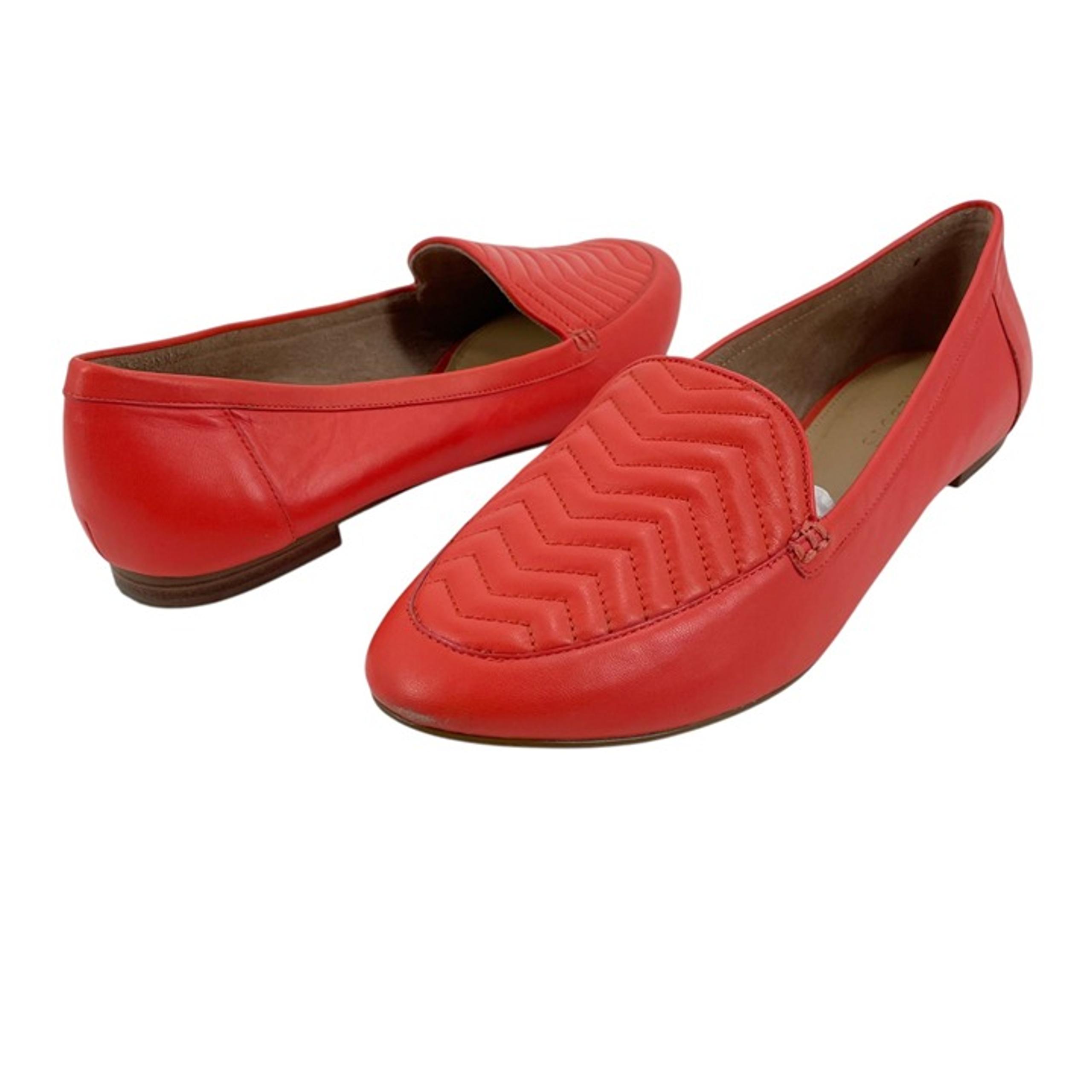 Talbots Winter Squash Ryan Chevron Quilted Slip On Loafers Womens 10M Classic