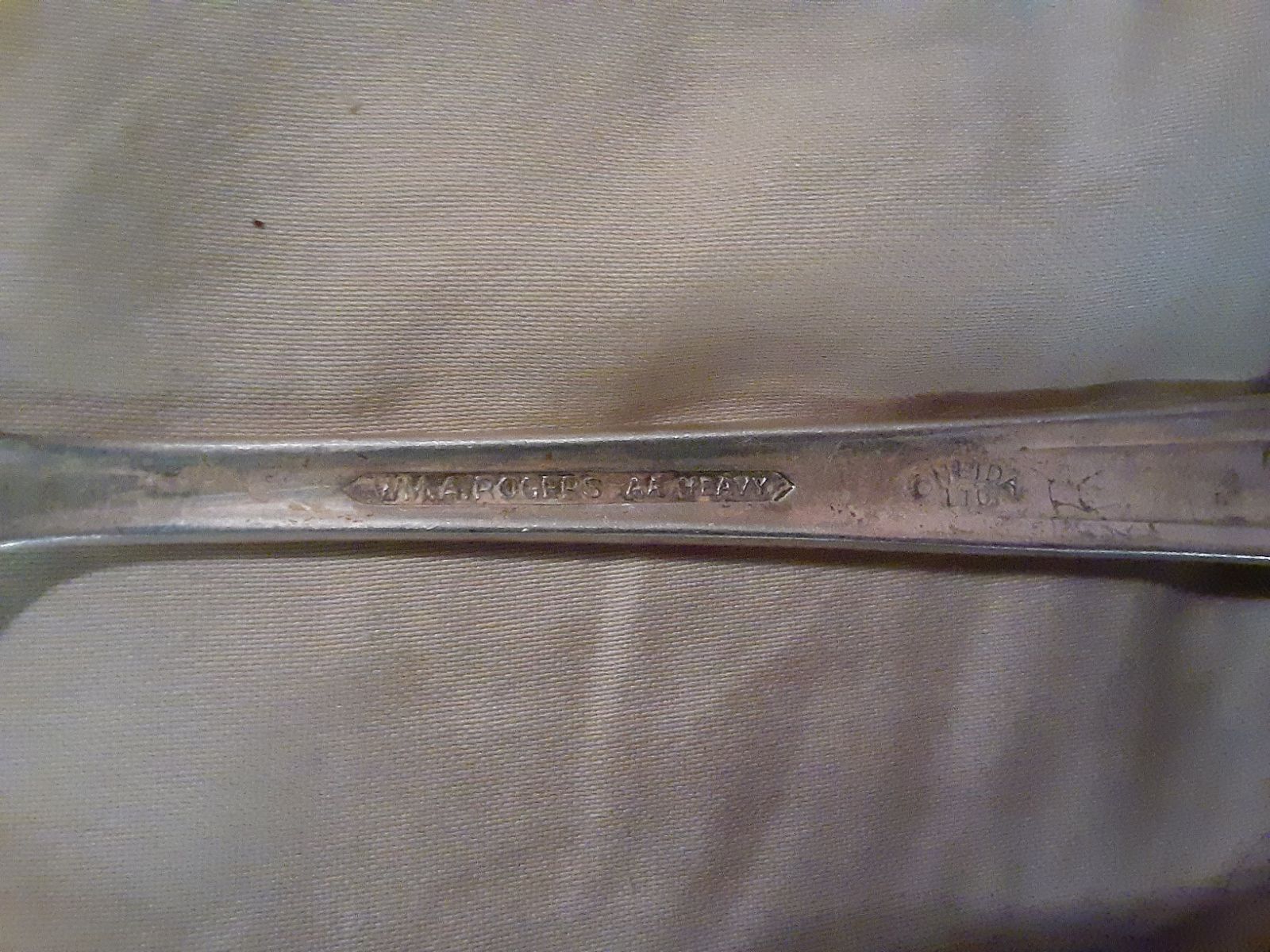 Antique silver plated flatware