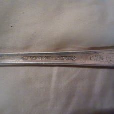 Antique silver plated flatware
