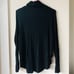 Free People WE THE FREE Waffle Sweater/Pullover/Thermal Black Mock Neck Size XS