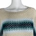 J Jill Open Knit Linen Cotton Sweater L