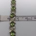 Peridot Tennis Bracelet Sterling Silver 11.8g 6mm 7.25
