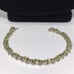 Peridot Tennis Bracelet Sterling Silver 11.8g 6mm 7.25