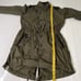 Diesel Black Gold Womens Parka Jacket Size XS Leather Trim Green