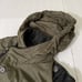 Diesel Black Gold Womens Parka Jacket Size XS Leather Trim Green