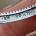 Zales Sterling diamond eternity circle necklace