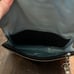 Coach Authentic Large Metallic Green Wristlet Wallet Patent Leather With Buckle