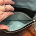 Coach Authentic Large Metallic Green Wristlet Wallet Patent Leather With Buckle