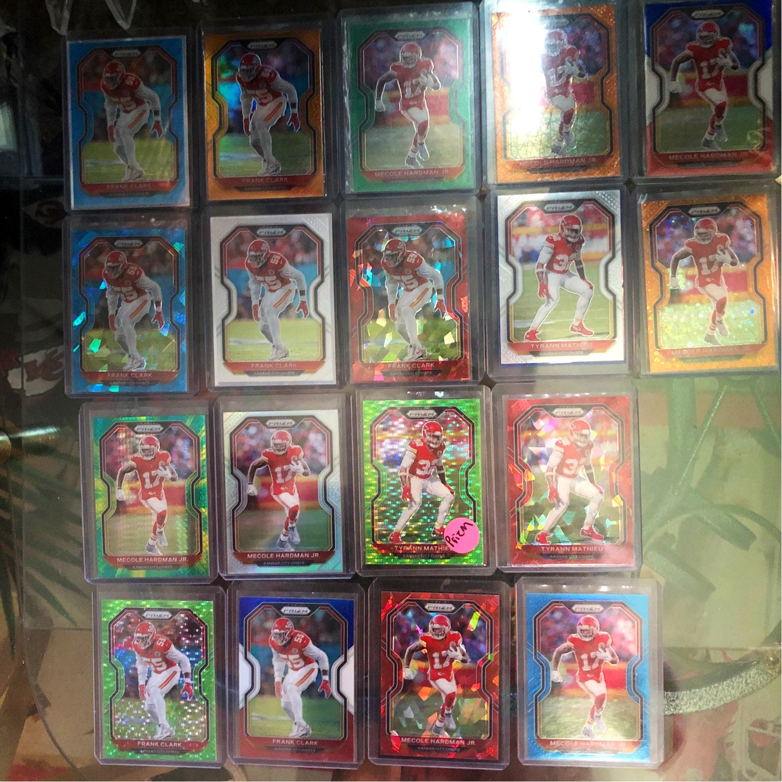 Chiefs prizm colored lot