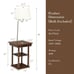 USB Charging Ports Shelves Floor Lamp Bedside Desk Light Lamp L4