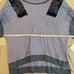 free people feeling it cornflower combo lightweight patchwork top sz m nwt