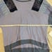 free people feeling it cornflower combo lightweight patchwork top sz m nwt