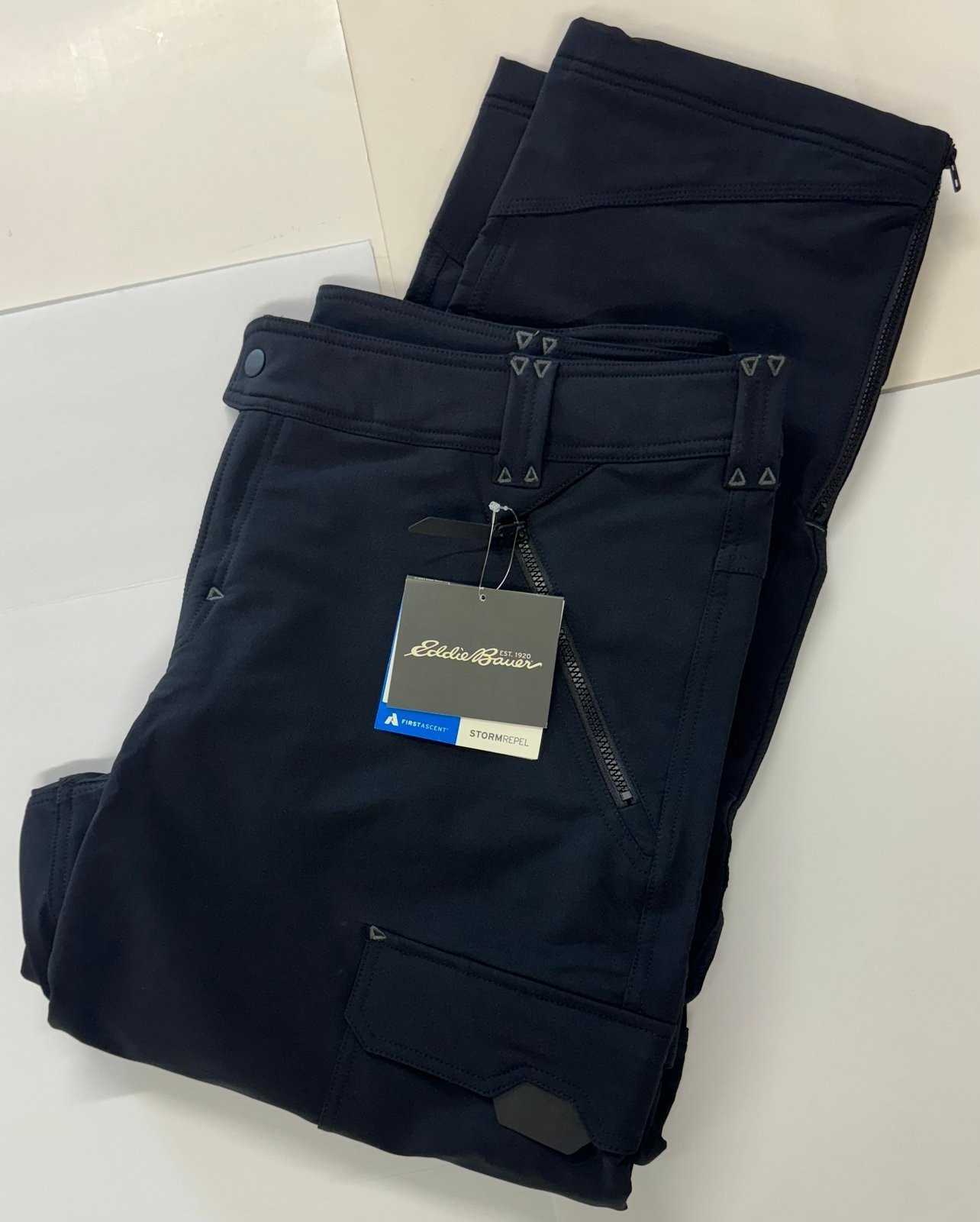 NWT MENS EDDIE BAUER FIRST ASCENT STORM REPEL LINED PANTS