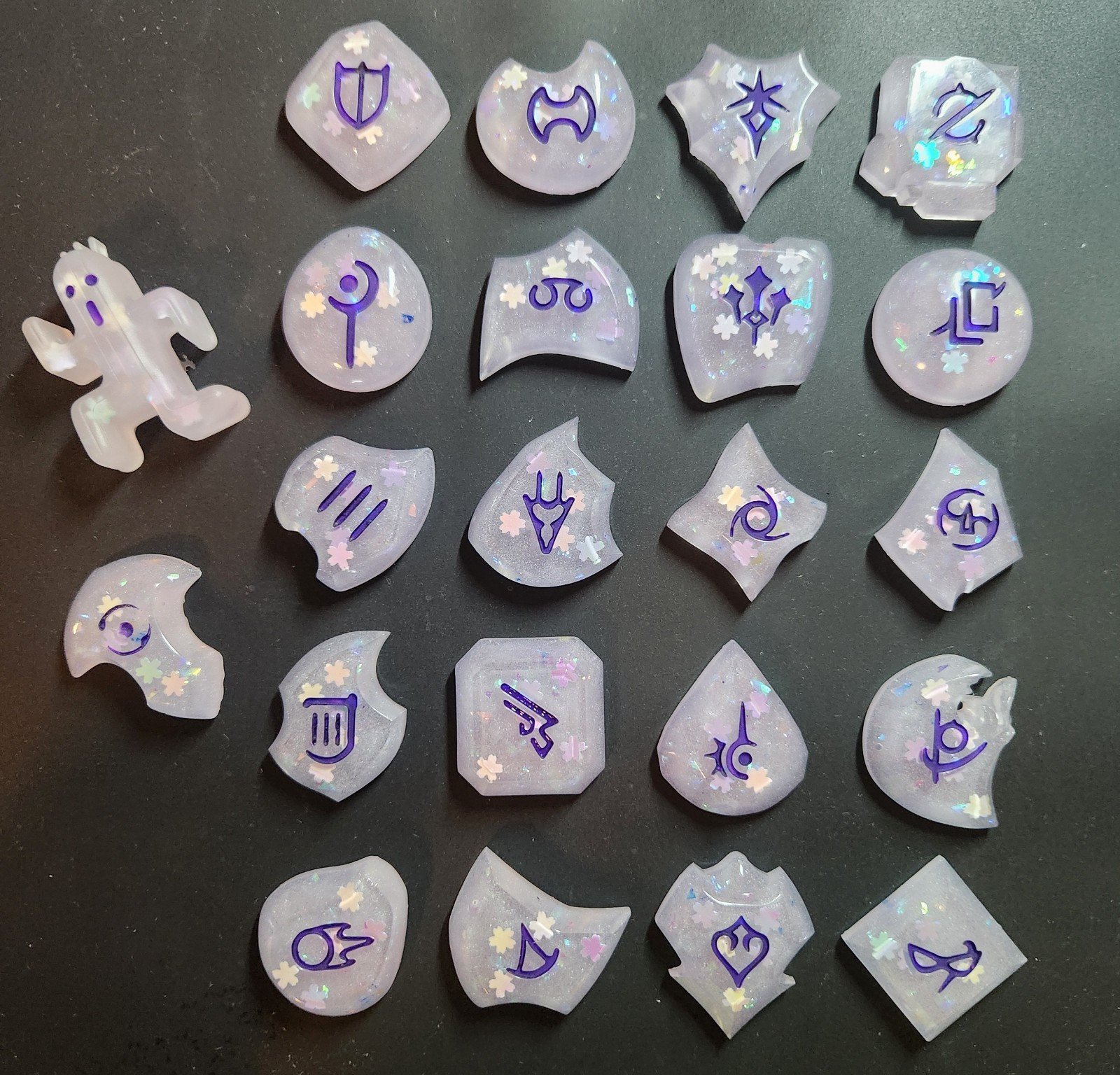 Final Fantasy FFXIV Job / Soul Stones / Soul Crystals Charms (Set 20)