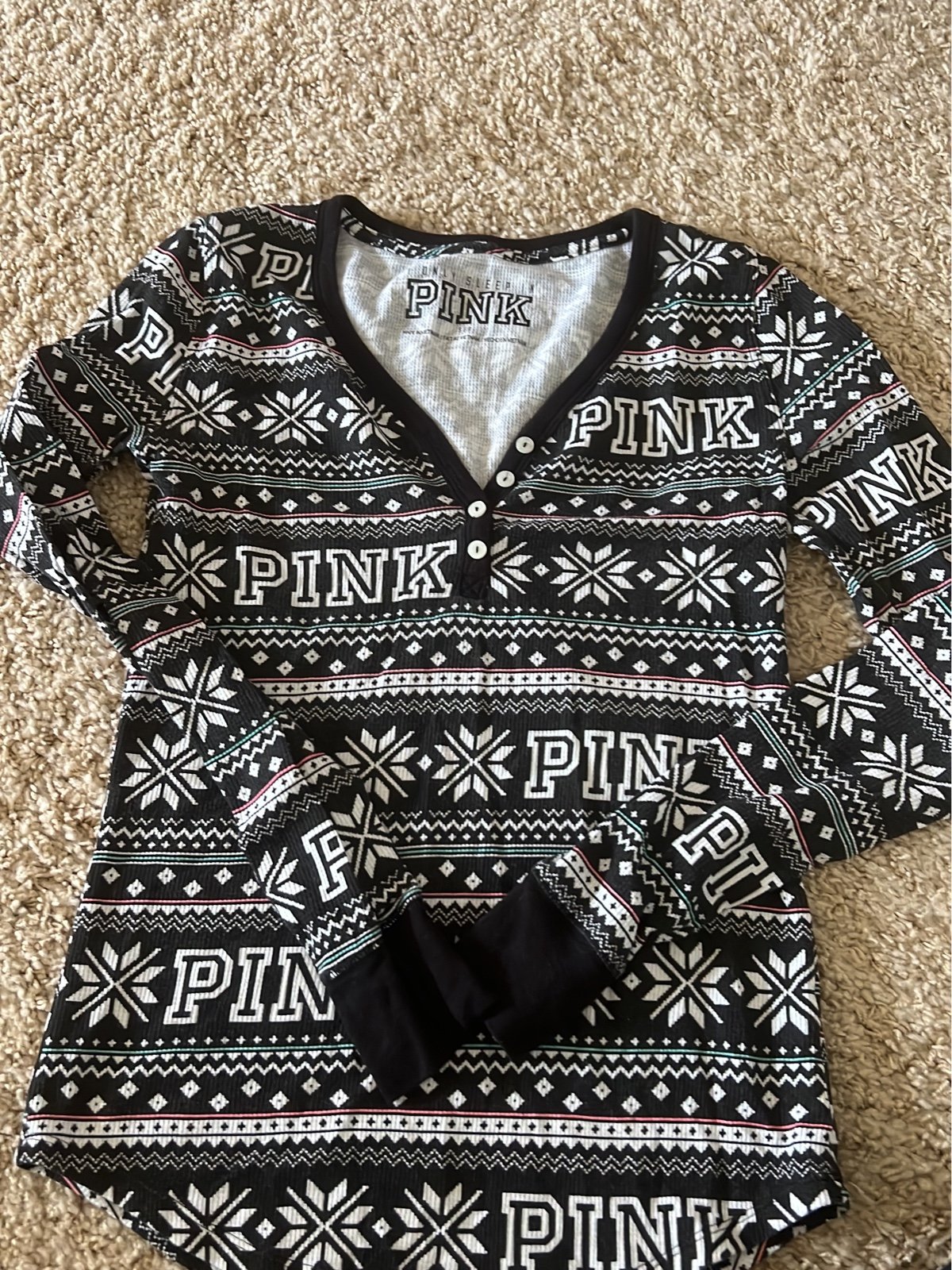 Victoria’s Secret pink sleep top