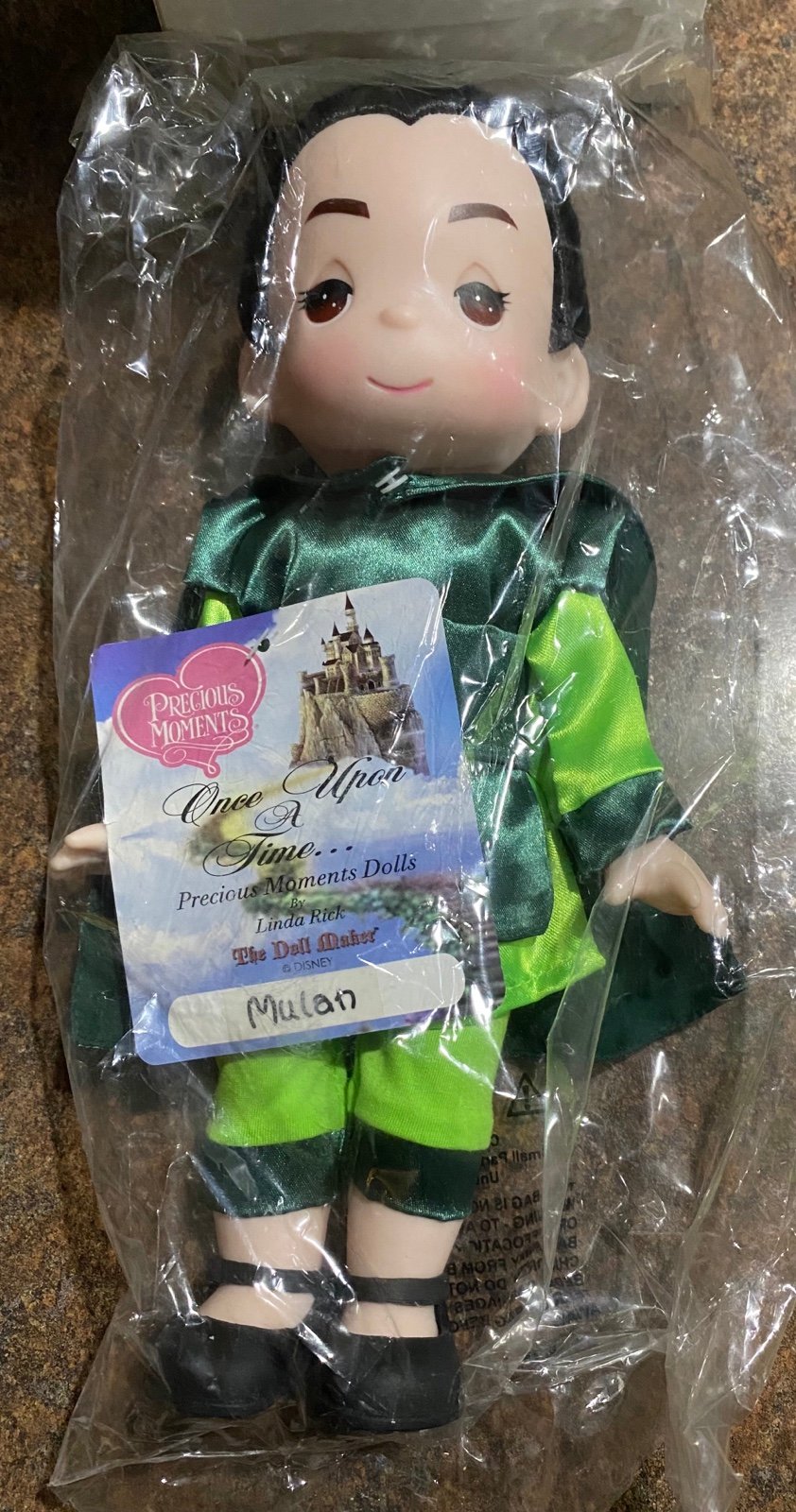 DISNEY PARKS Mulan Ping PRECIOUS MOMENTS DOLL 12 Exclusive RARE 2002