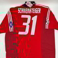 Schweinsteiger #31 Debut Bayern Munich 2002/2003 ORIGINAL Adidas Soccer Jersey