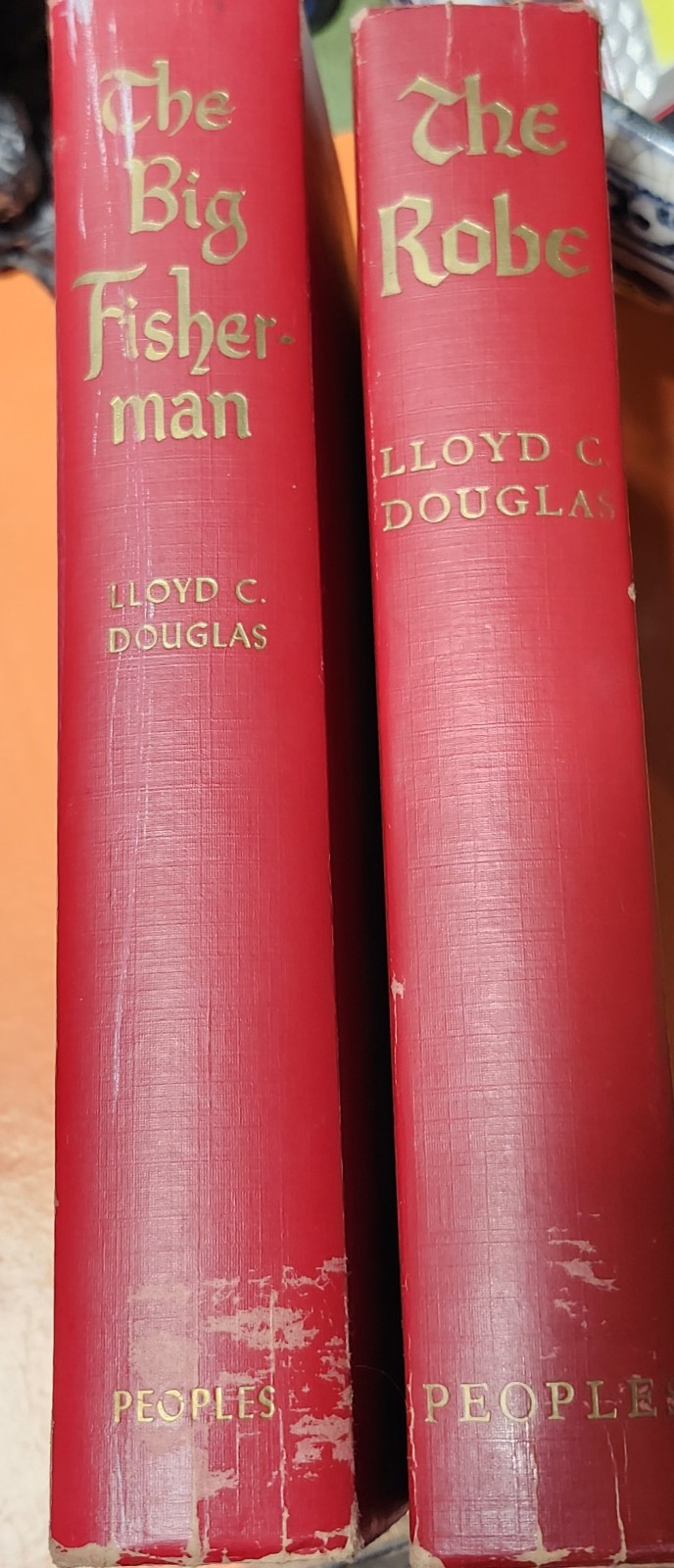 The big fisherman and the robe 1952 in good condition by Lloyd c Douglas