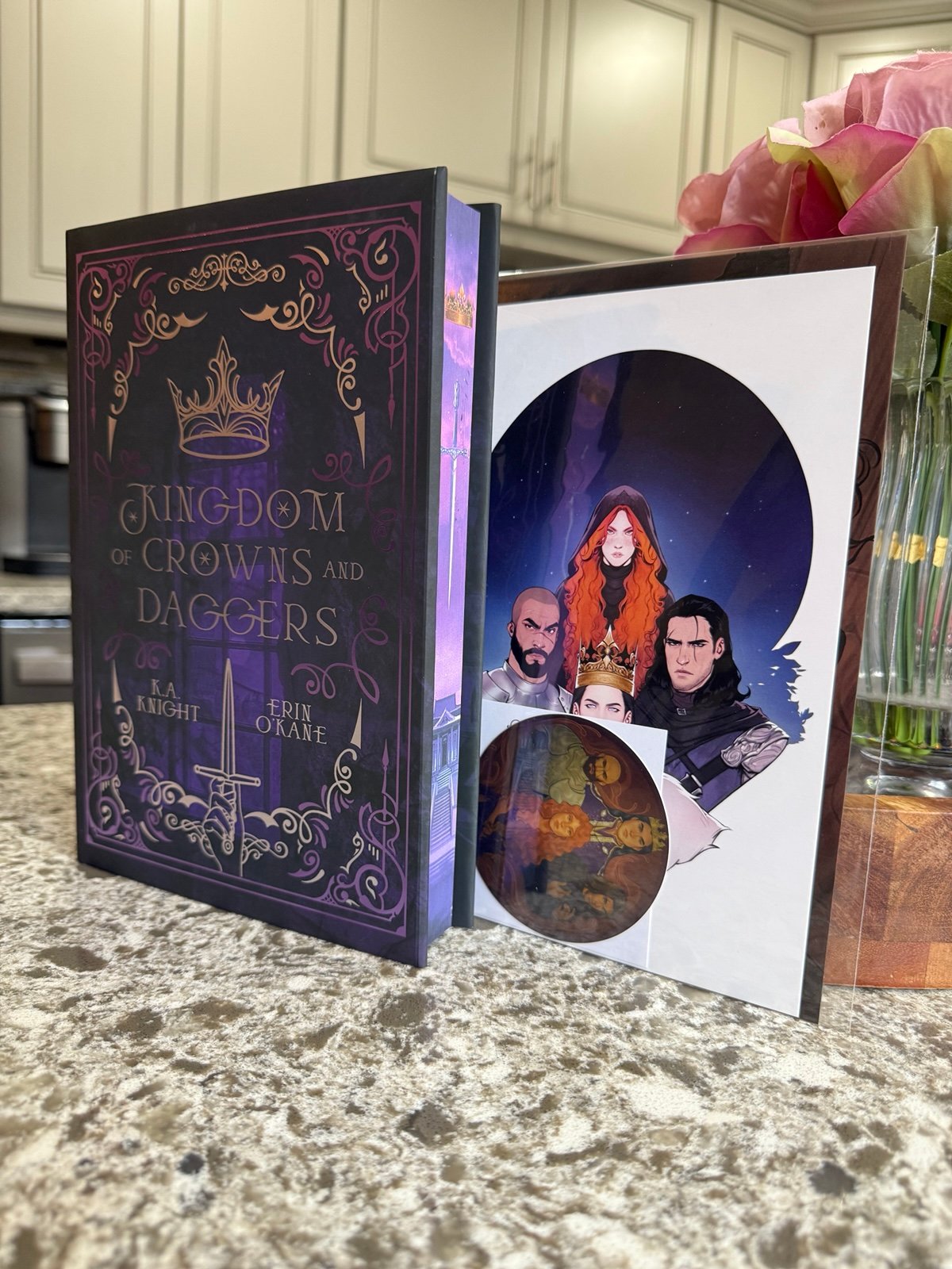 Books for Days Crate Kingdom of Crowns and Daggers by K.A. Knight & Erin Okane