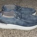 Hey Dude Wendy Rise Platform Shoes in Rivet Onyx Grey Size 7.5