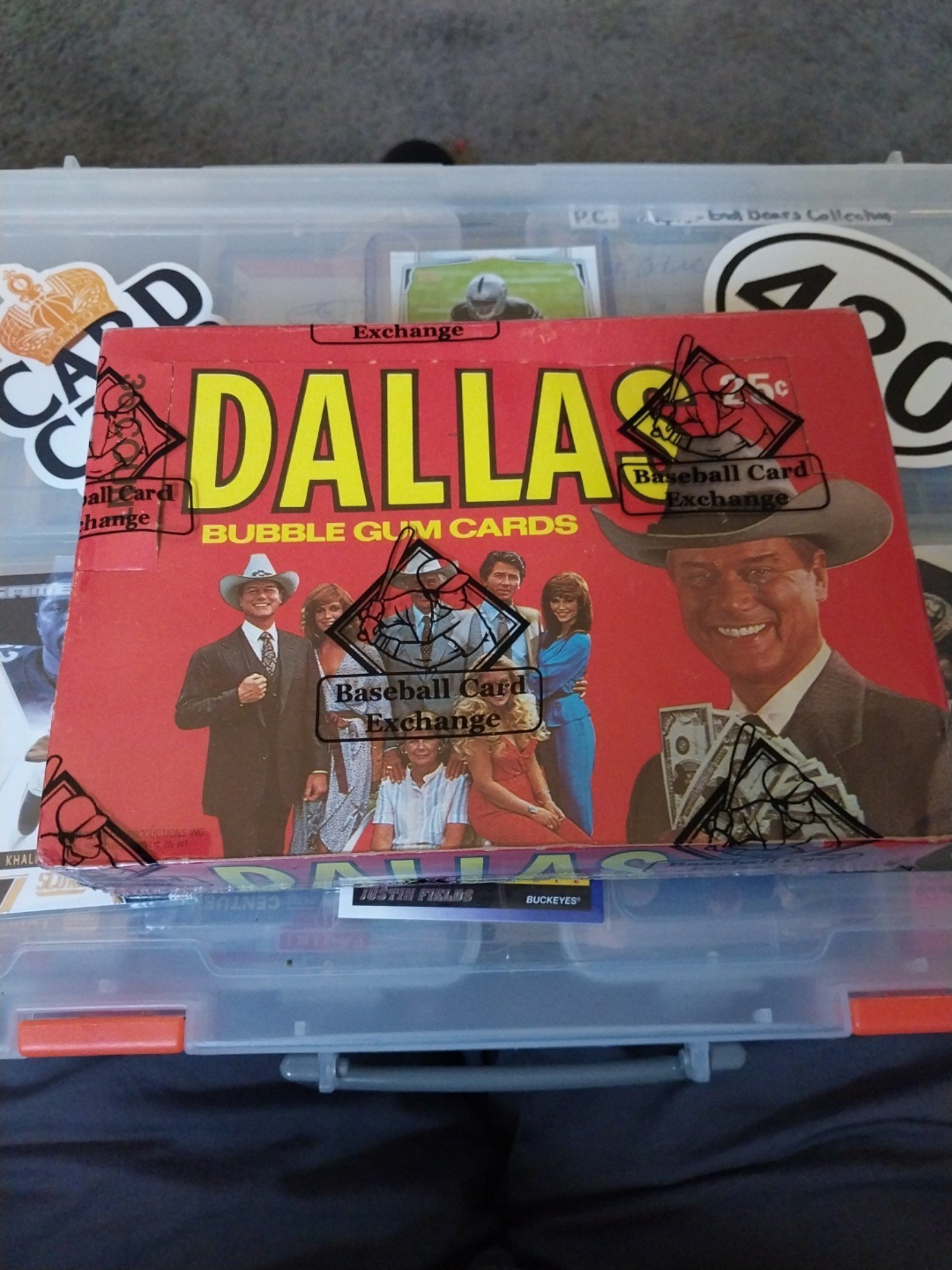 1981 DALLAS FULL WAX BOX DONRUSS BBCE SEALED AUTHENTIC 36 WAX PACKS