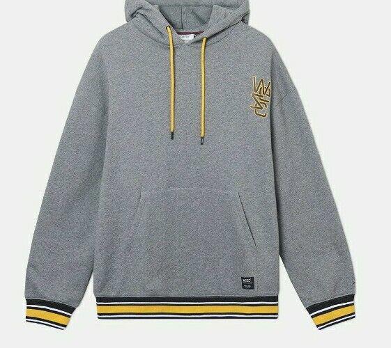 WESC unizex Hooded Sweatshirt Mike 1999 medium grey XL/XXL/6 J41157990B