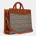 Coach Rogue Brief In Signature Textile Jacquard -Cocoa/Burnished Amber