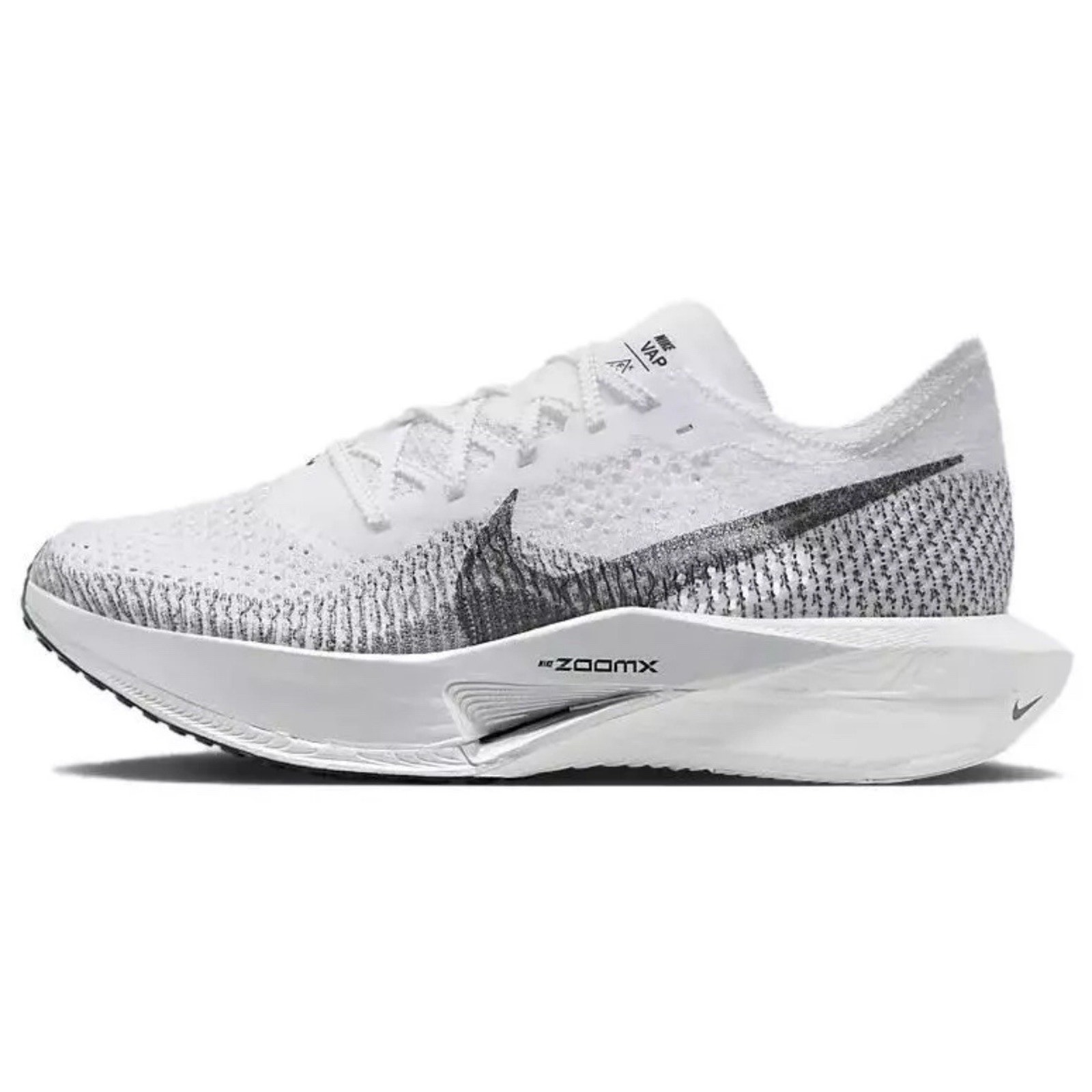 WOMENS SIZE 6.5 Nike ZoomX Vaporfly Next% 3 White Grey DV4130-100 PRE OWNED