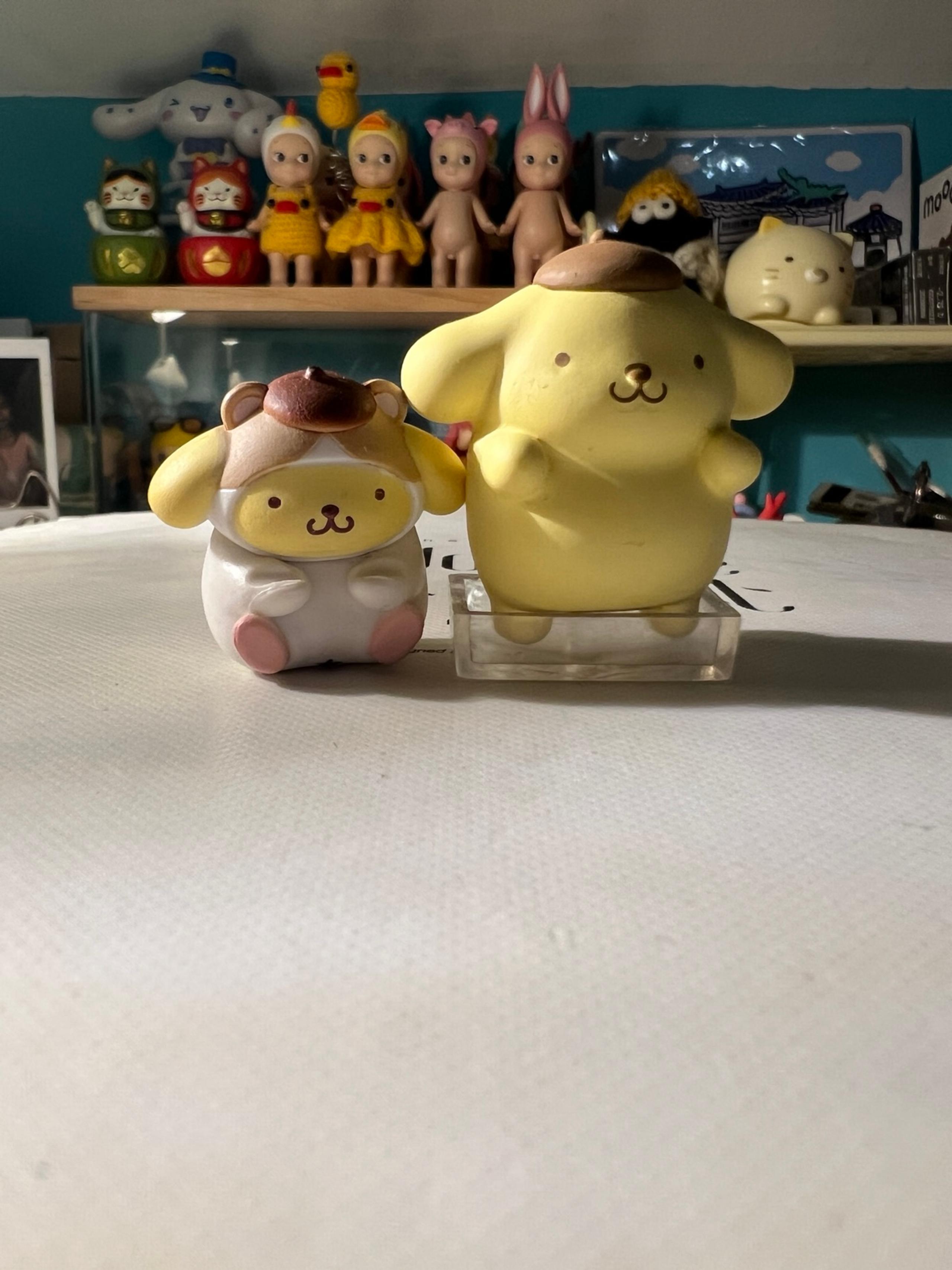 Pompompurin mini cute figures x2