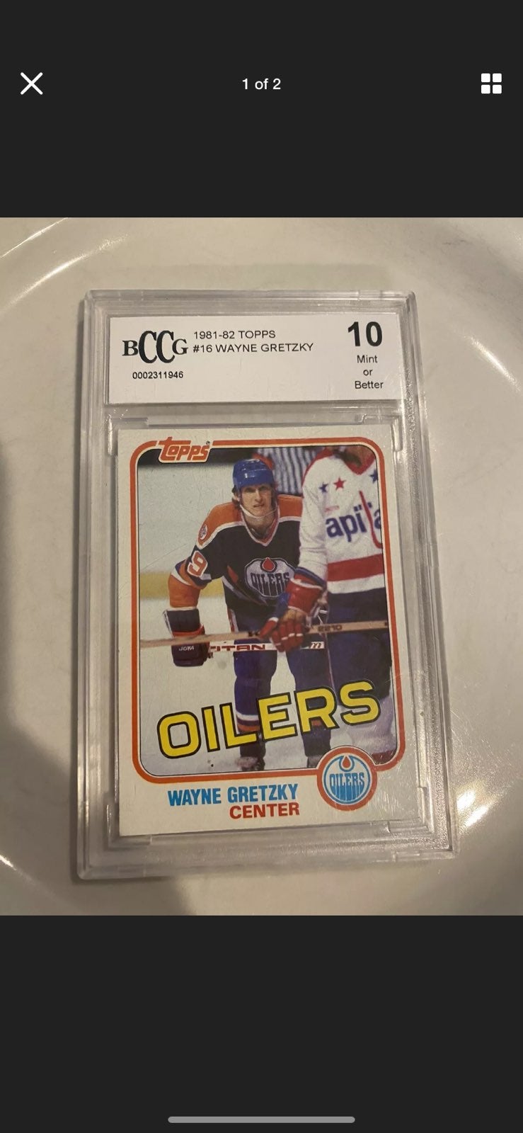 1981/82 TOPPS NHL HOCKEY CARD #16 WAYNE