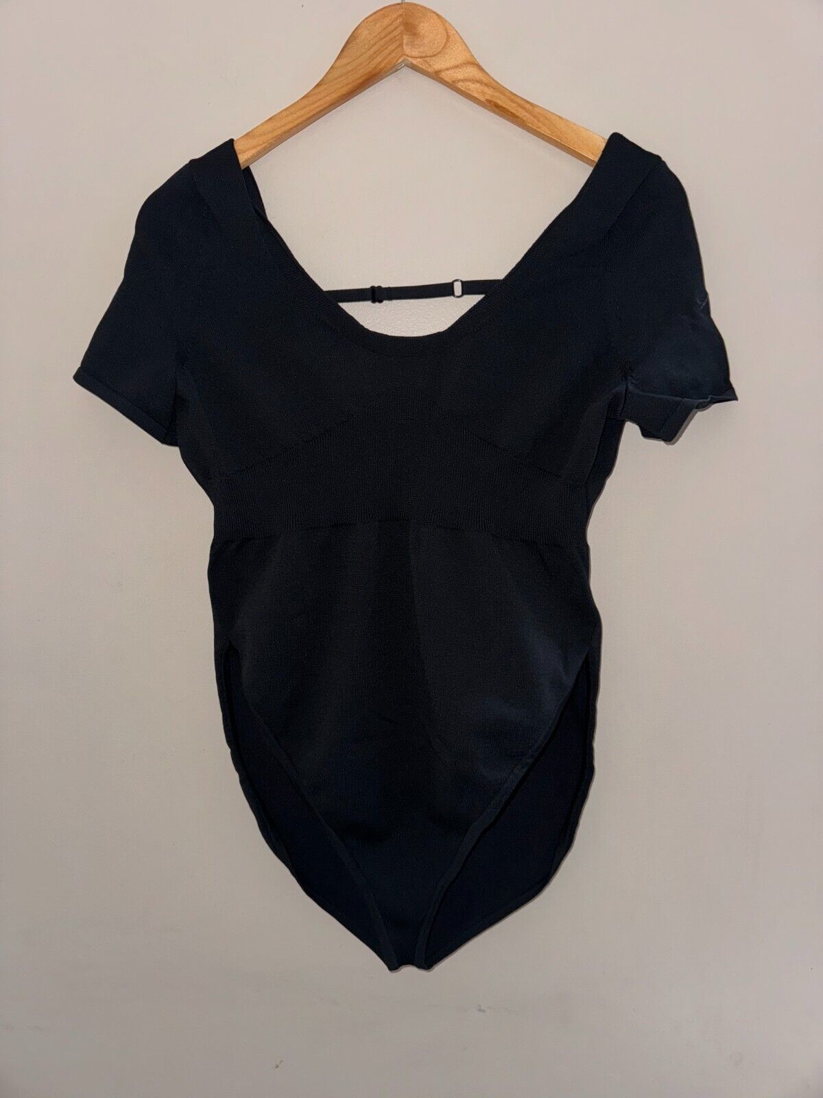 Nike Sportswear Chill Knit Sweater Body Suit L Black PJ Sleep FN4692-010 90 NEW