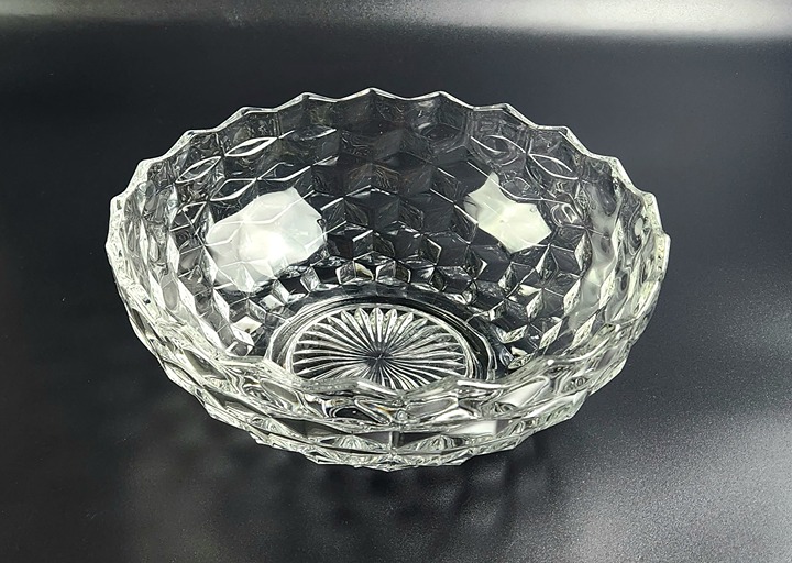 Vintage - 10 Round Bowl American Clear (Stem 2056) by FOSTORIA