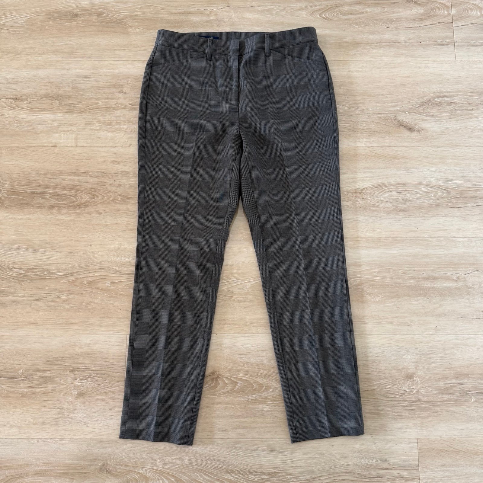 Brooks Brothers Brown Plaid Ankle Pants