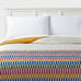 Full/Queen Satin Quilt Dark Gold - Room Essentials: Lightweight, Stripe