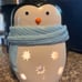 Yankee Candle Retired Penguin Light Up Scenterpiece Meltcup Wax Warmer EUC