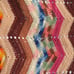 Crochet Handmade Zig Zag Afghan Lap Throw Blanket Approx. Size 62 x 44 Chevron