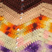 Crochet Handmade Zig Zag Afghan Lap Throw Blanket Approx. Size 62 x 44 Chevron