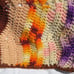 Crochet Handmade Zig Zag Afghan Lap Throw Blanket Approx. Size 62 x 44 Chevron