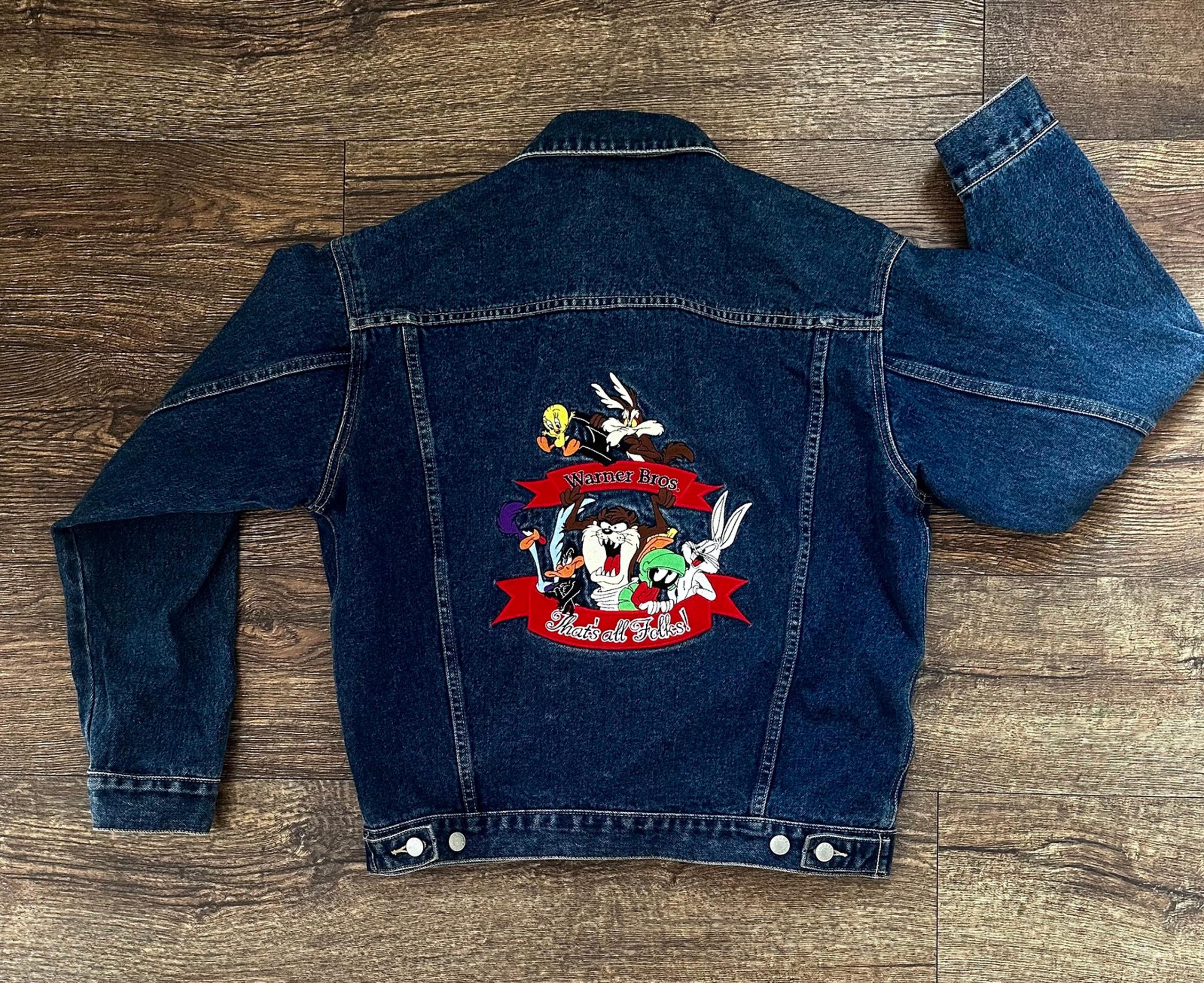 Vintage 90s Warner Bros Looney tunes Denim jacket