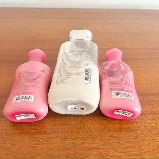 Set of 3 Bath & Bodyworks Lotions 50% Magic in the Air Pink Chiffon Paris Amour