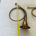 Vintage Gold Metal Brass Lot of 2 Decor French Horn Band Instrument
