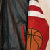 vintage 90s chicago bulls basketball hooded varsity leathe r jacket