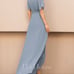 A-line V-Neck Asymmetrical Chiffon Bridesmaid Dress With Bow Pleated #190703