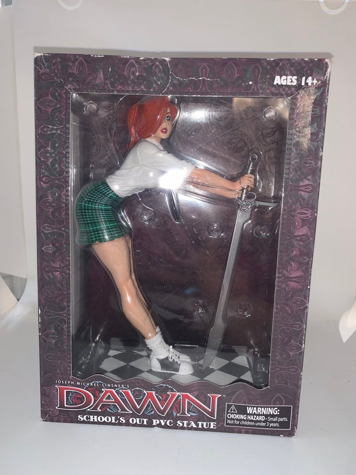 Joseph Michael Linsers DAWN Schools Out PVC Statue 2009 Green
