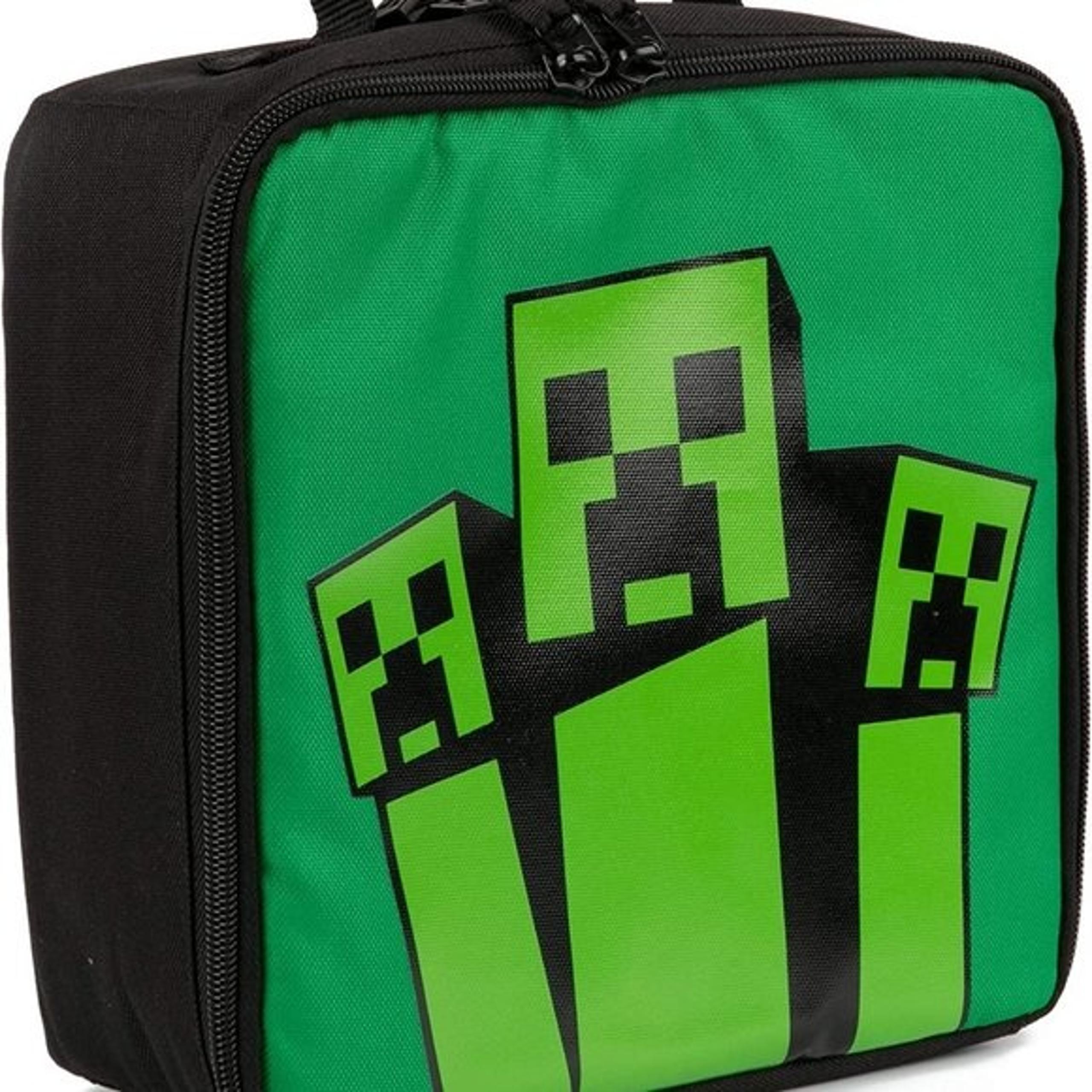 Minecraft Creeper Fatigue Insulated Kids School Lunch Box