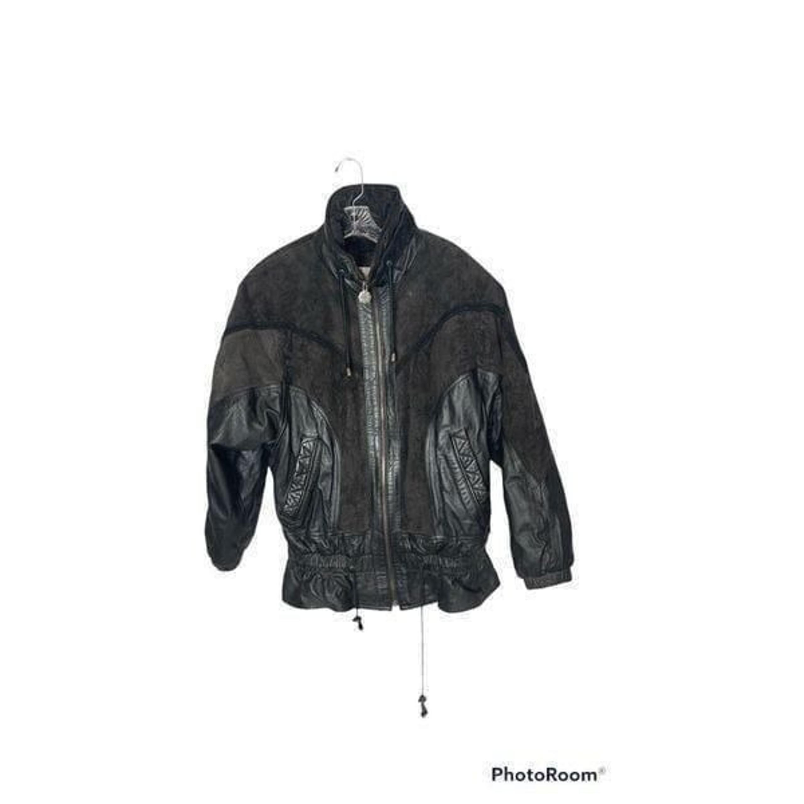 Vintage John Weitz Leather Jacket. Size Medium.