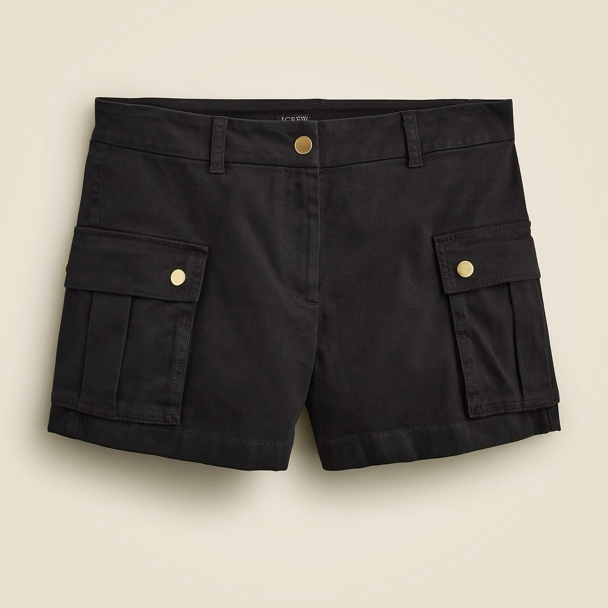 NWT J.Crew 4” Cargo Chino Short Black Size 8
