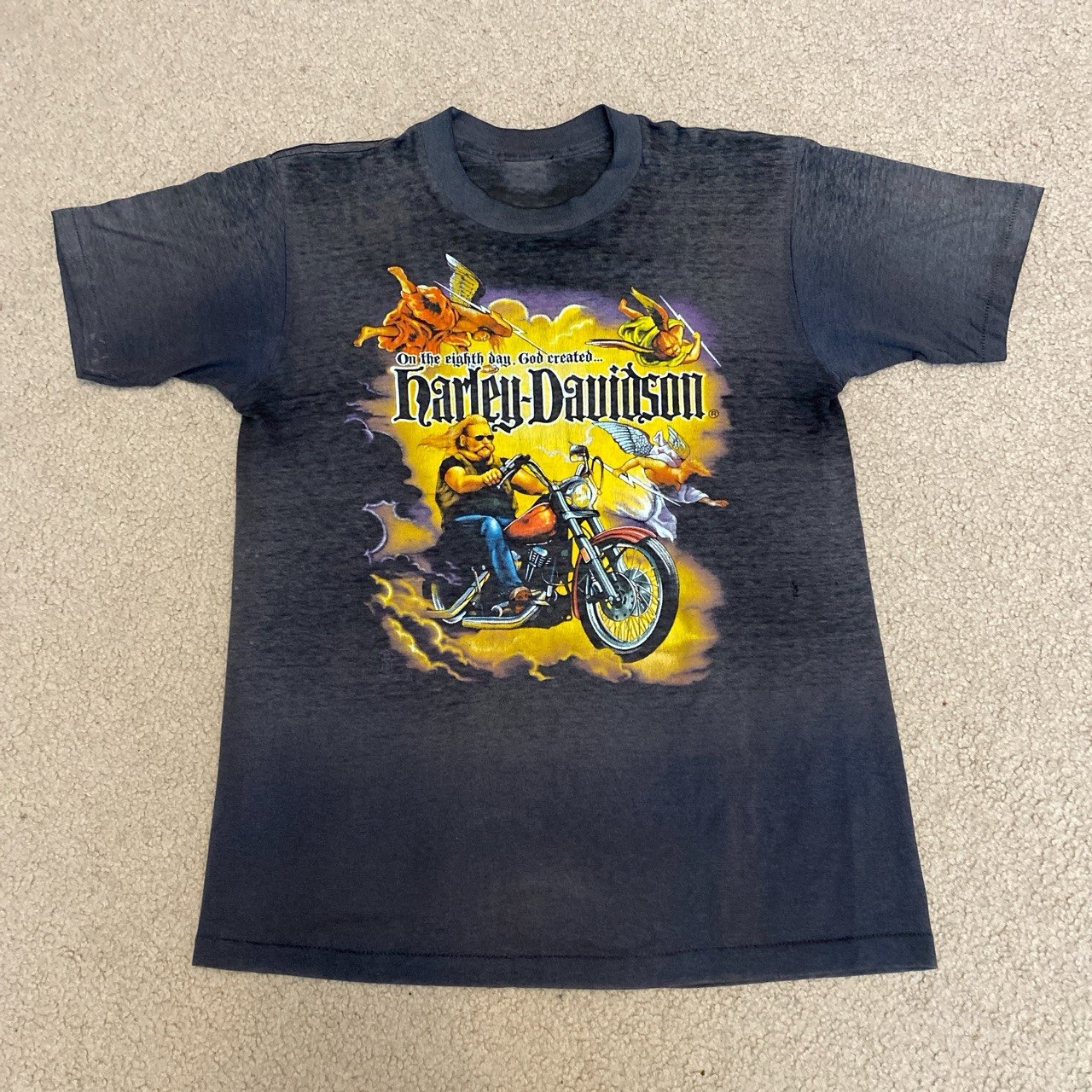 Vintage 80’s Thrashed Harley Davidson Creation Shirt