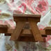Handcrafted Squirrel/Bird Feeder Picnic Table