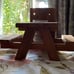 Handcrafted Squirrel/Bird Feeder Picnic Table